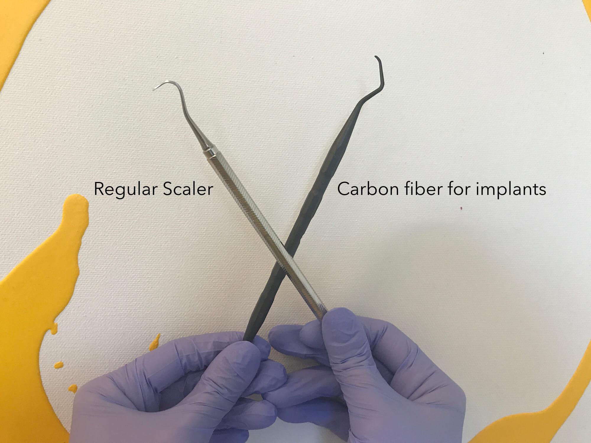 Differences between Regular Scaler and Carbon fiber for implants