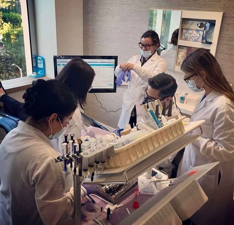 Beverly Hills Dentist team during dentist visit