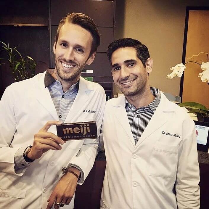 Dr. Matt Nejad with Dr. Kyle Stanley
