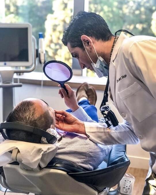 Dr. Nejad with his patient