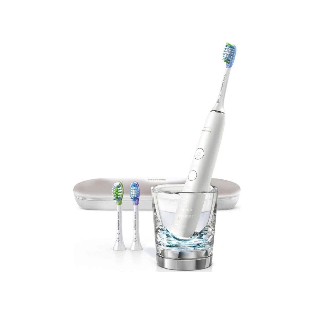 Philips Sonicare DiamondClean Smart 9300 Electric Toothbrush in white.