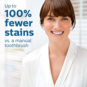 Sonicare Diamondclean has fewer stains